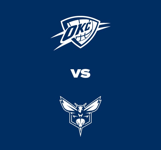 More Info for OKC Thunder vs. Charlotte Hornets